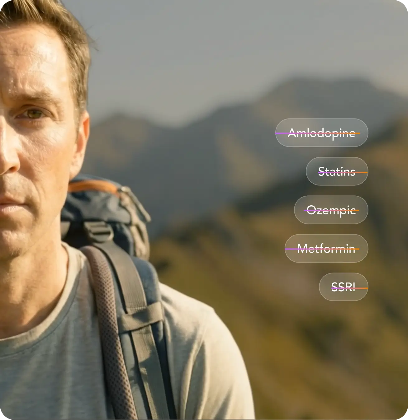 After Ozara — patient living medication-free after doctor-guided health regeneration