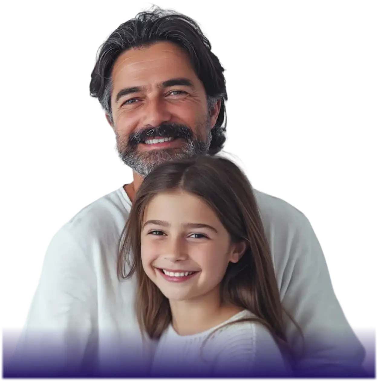 Father and daughter enjoying time together — representing health regeneration and life off medication